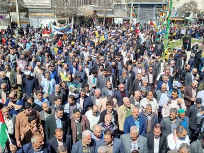مردم خمین با قدس عهد بستند ؛ تا پیروزی