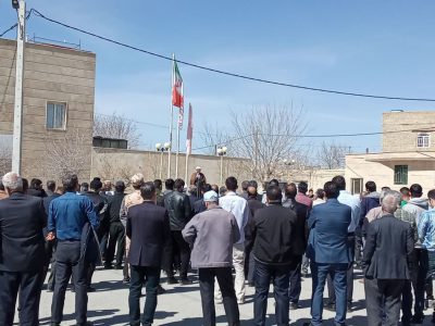 خروش مردم روستای شهابیه در روز قدس