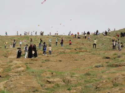 کوه بوجه میزبان بادبادک‌ها شد