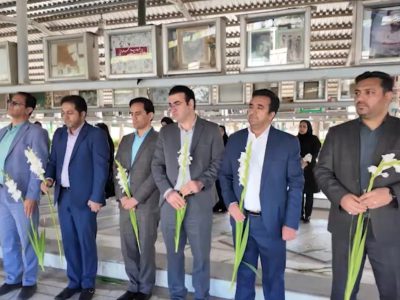 سلامت‌یاران خمینی، مزار شهدا را عطرآگین کردند