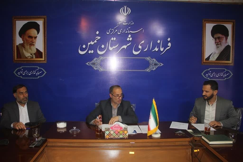 اولین جلسه شورای ترافیک شهرستان خمین در سال ۱۴۰۴ برگزار شد