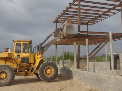 تخریب ساخت‌وسازهای غیرمجاز در رشیدآباد خمین با دستور قضایی
