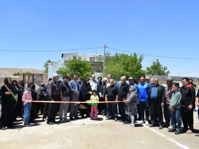 کلنگ‌زنی پارک تفریحی روستای امامزاده ورچه