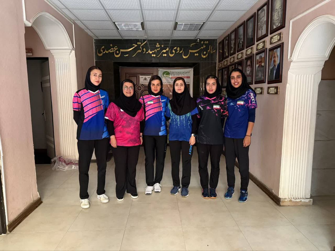 صبا سراجی تنیسور ملی پوش خمینی در اردوی تیم ملی