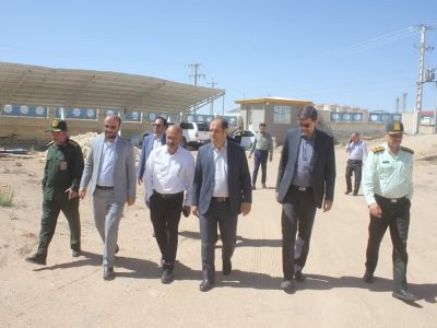 بازدید فرماندار خمین و شورای تأمین از واحدهای صنعتی شهرک صنعتی خمین