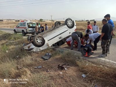 واژگونی خودرو در محور خمین – اراک