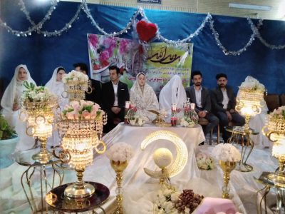 برگزاری مراسم ازدواج آسان ۷ زوج در خمین