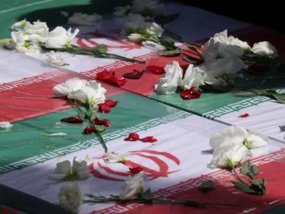 تشییع پیکر پاک ۳ شهید جنایات رژیم صهیونیستی در خمین با حضور مردم انقلابی