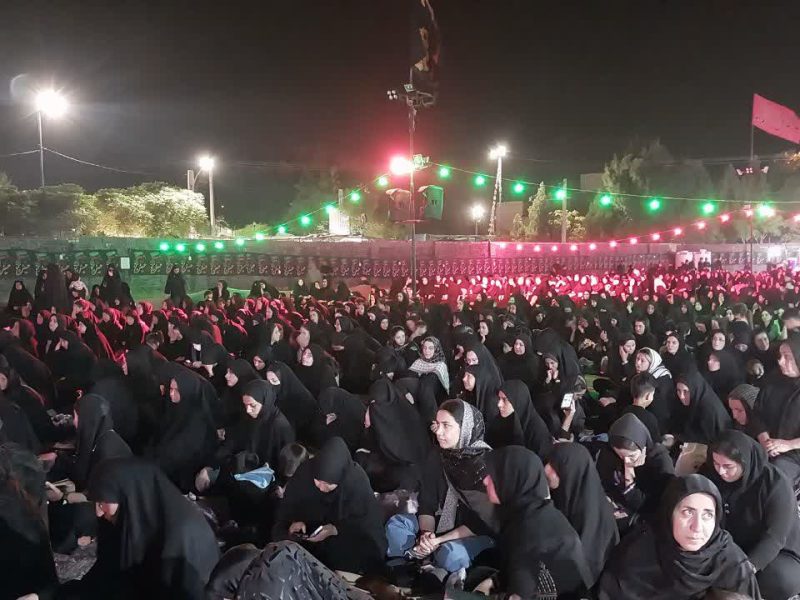 عزاداری شب عاشورا هیئت ساقی عطشان خمین