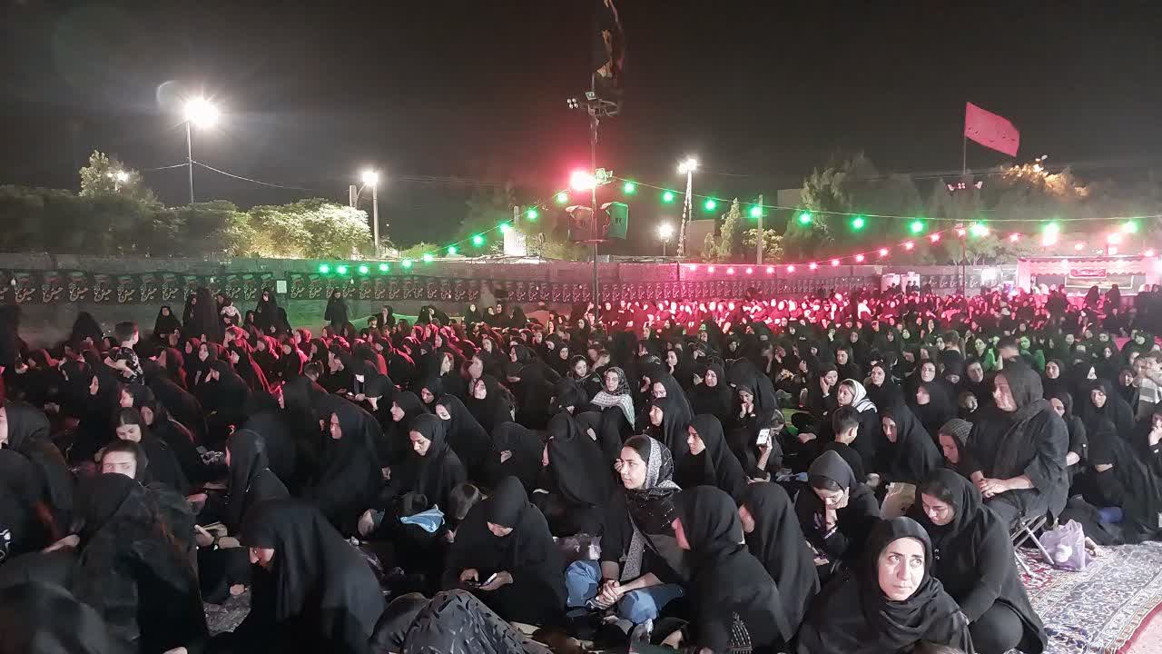 عزاداری شب عاشورا هیئت ساقی عطشان خمین