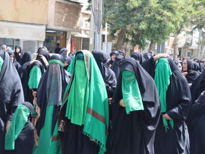 نوای یا حیدر در روز یازدهم محرم در خمین