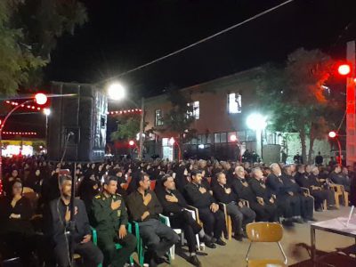 یادواره شهیدان اقتدار در قورچی‌باشی طنین‌انداز شد