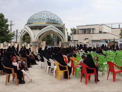 پاسداشت حریم حیا در کنار شهدای گمنام