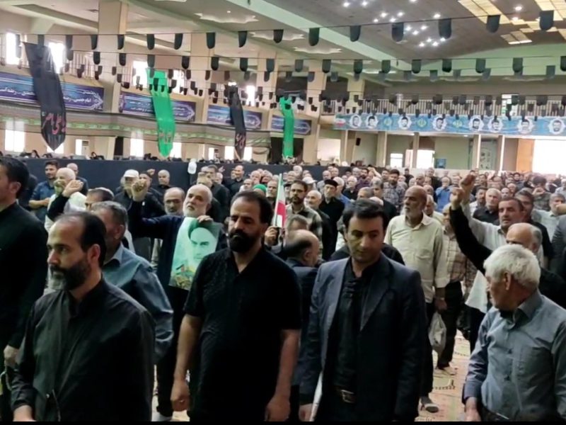 حمایت مردم خمین از مردم مقتدر غزه