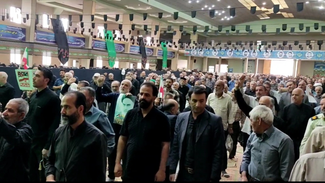 حمایت مردم خمین از مردم مقتدر غزه