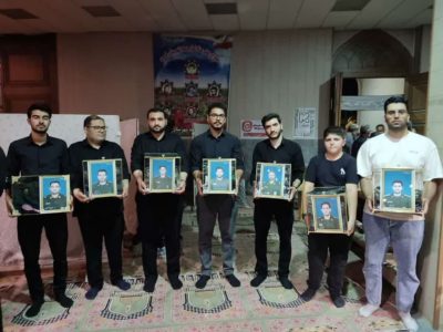 اربعین شهدای اقتدار شهرستان خمین برگزار شد