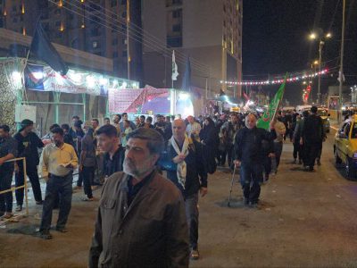 خدمت‌رسانی ۶ موکب خمین به زائران اربعین در کربلا و مرز مهران