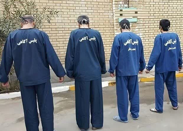 دستگیری ۴ سارق با ۹ فقره سرقت در خمین