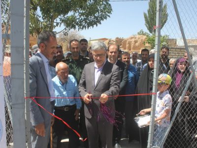 زمین چمن مصنوعی روستای سوک قزقان خمین افتتاح شد
