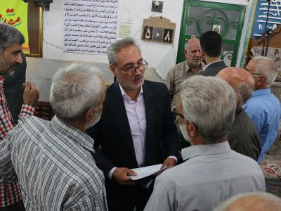 میز خدمت شورای شهر و شهرداری خمین در کوی بعثت