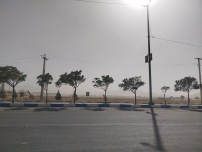 طوفان شدید در خمین