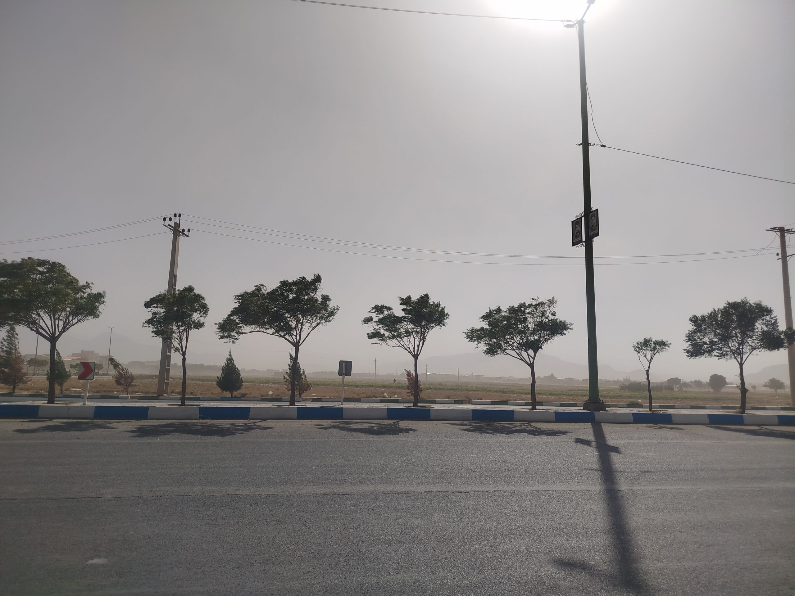 طوفان شدید در خمین