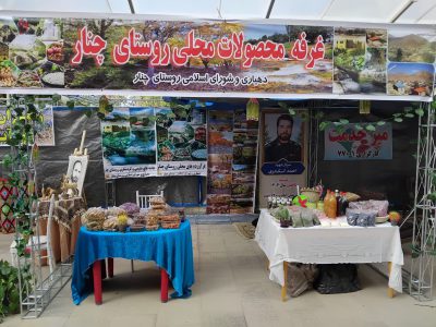 نمایشگاه توانمندی‌های روستایی بخش مرکزی خمین برگزار شد