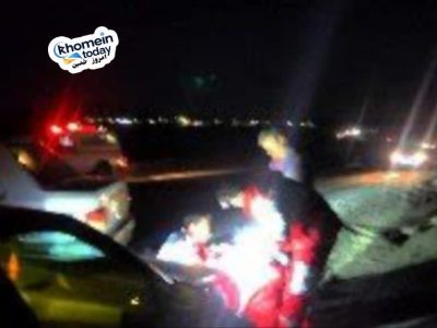 تصادف زنجیره‌ای در محور خمین-اراک با هشت نفر حادثه دیده 