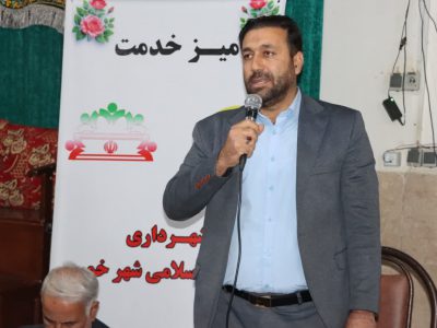 برگزاری دوازدهمین میز خدمت شهرداری خمین در مسجد الزهرا(س)