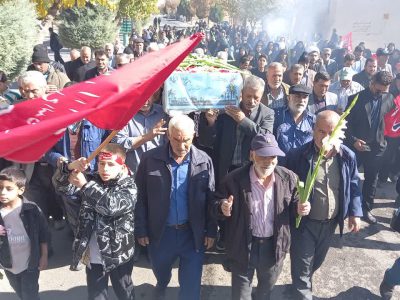 مردم قورچی‌باشی میزبان شهید بی‌نام