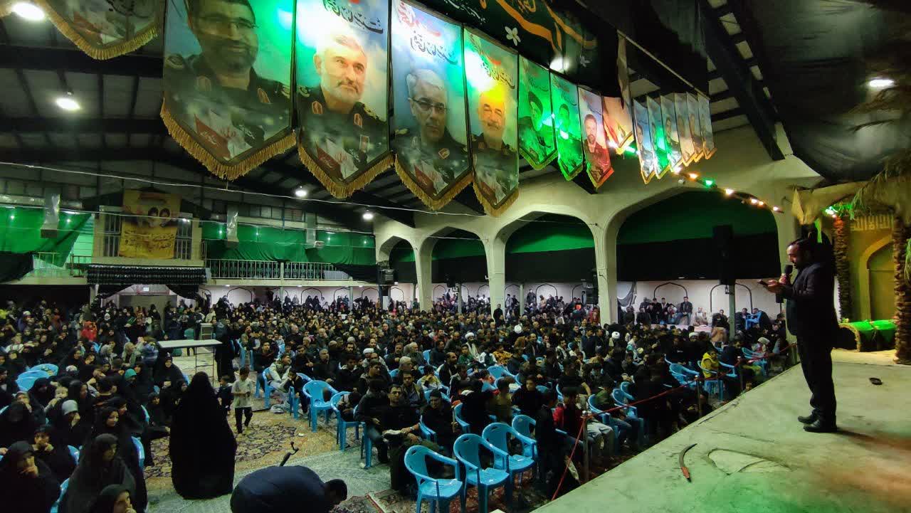 شهید فاطمی در مراسم فاطمیه