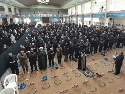 اقامه نماز باران در خمین