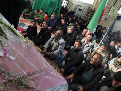 کوچه‌های چهارچشمه رنگ حماسه گرفت