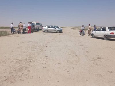 واژگونی خودروی کوئیک در محور خمین-اراک ۲ مصدوم برجا گذاشت