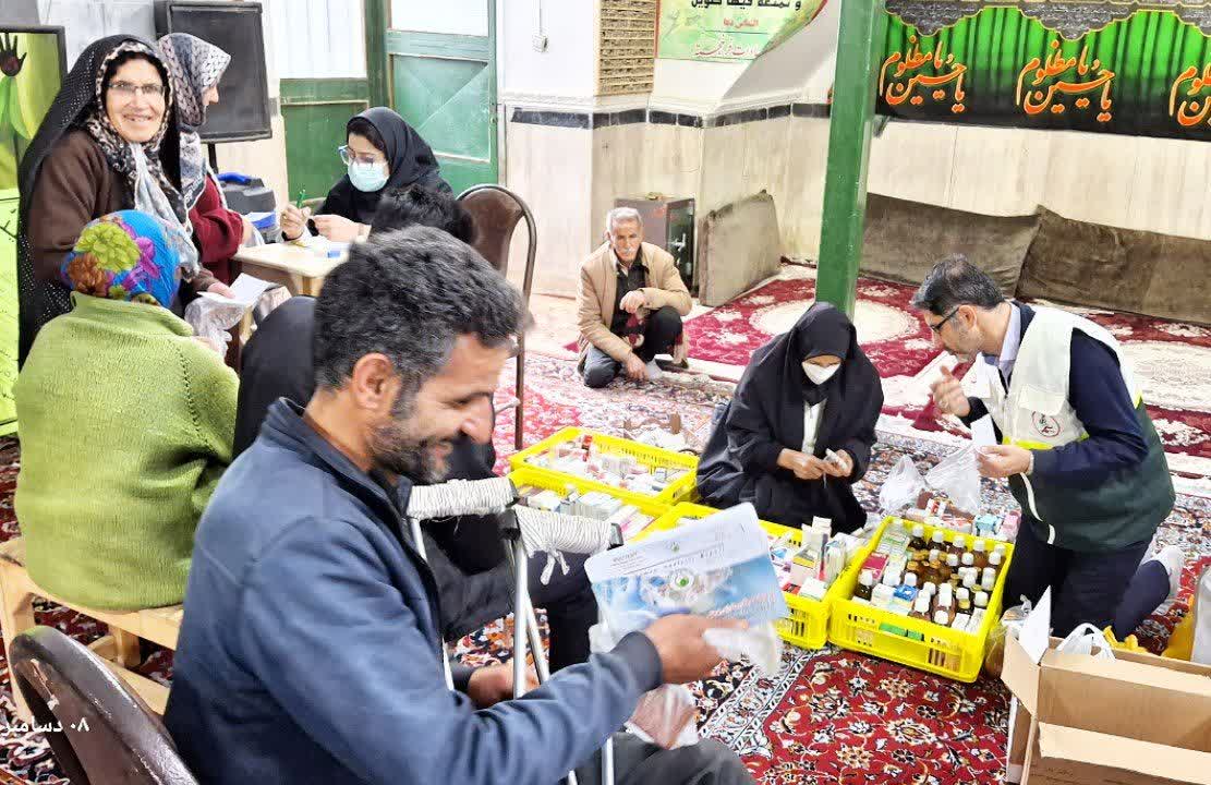 بهره‌مندی روستای برجک از خدمات جهادی