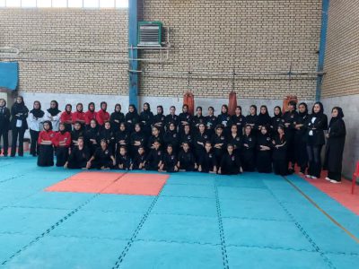 مسابقات کونگ فو و هنرهای رزمی بانوان خمین برگزار شد