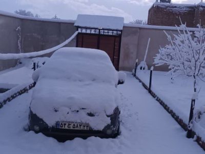 روز برفی در حشمتیه