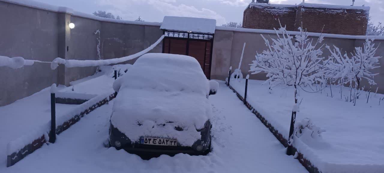 روز برفی در حشمتیه