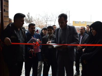 افتتاح پست بانک و رستوران در روستای جوادیه خمین