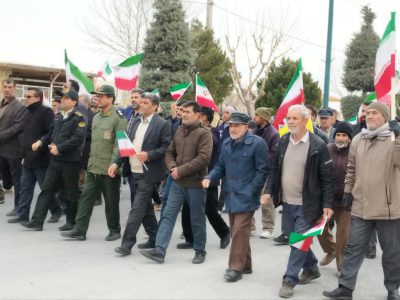تجدید میثاق مردم قورچی‌باشی با آرمان‌های انقلاب و امام راحل