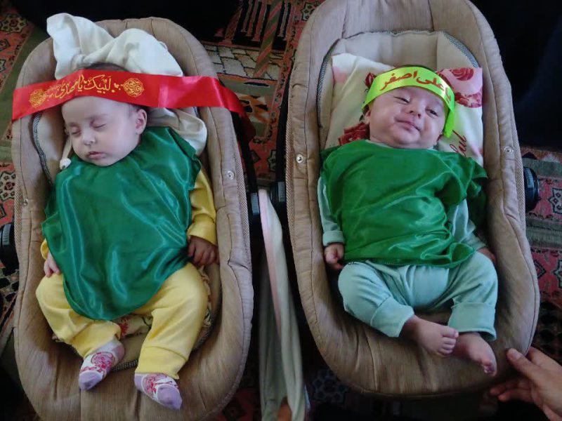 مراسم شیرخوارگان حسینی در خمین