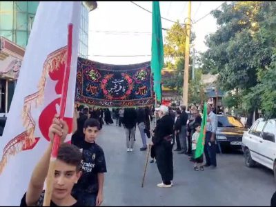 عزاداری مردم خمین در اولین روز محرم ۱۴۰۵‌