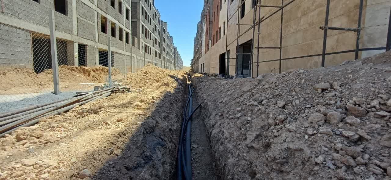 پیشرفت ۸۰ درصدی زیرساختهای آب مسکن ملی خمین