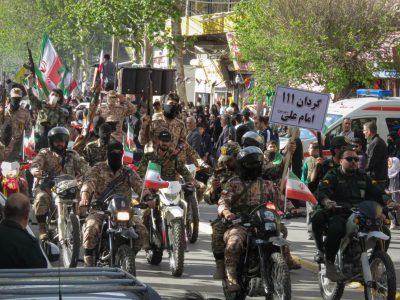 رزمایش جانفدا برای ایران امام رضایی در شهر خمین