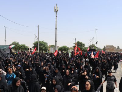 راهپیمایی جاماندگان اربعین حسینی در خمین