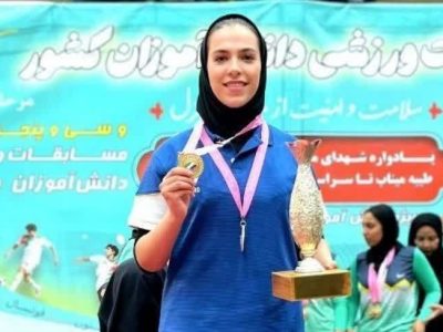 حلما سهرابی قهرمان تنیس روی میز دانش‌آموزان کشور شد